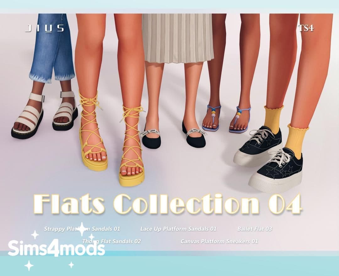 Скриншот мода Коллекция обуви Flats Collection 04
